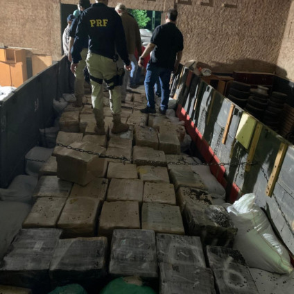 PF de Dourados apreende mais de 11 toneladas de maconha na fronteira - Foto: Divulgação/PF