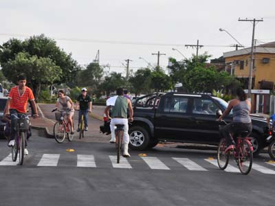 Duas avenidas centrais contam com ciclovias -