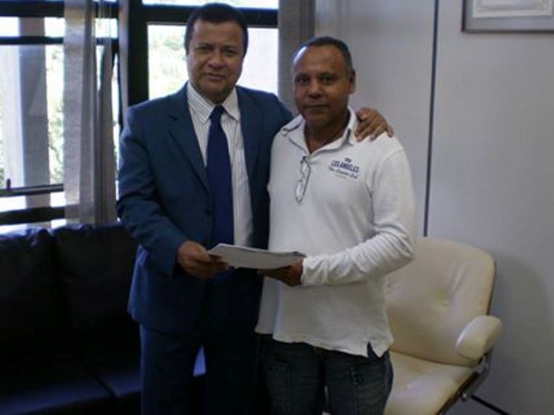 Deputado Amarildo Cruz e Claudionor Paulino da Silva  - Divulgação