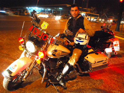 PRF contou com o apoio de policiais do Corpo de Motociclistas, de Campo Grande -