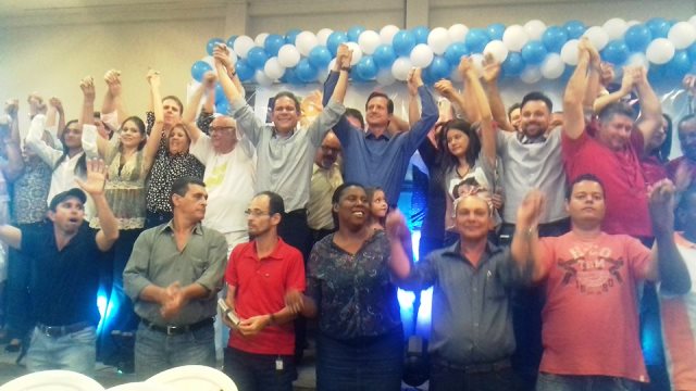 Em convenção realizada na noite desta quinta-feira, PSD oficializa Jorge Martinho candidato a prefeito e Fabrício de vice  - Ana Cristina Santos/JP