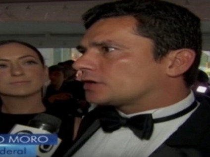 Juiz foi a Nova York receber a homenagem da revista Time - Reprodução/TV Globo