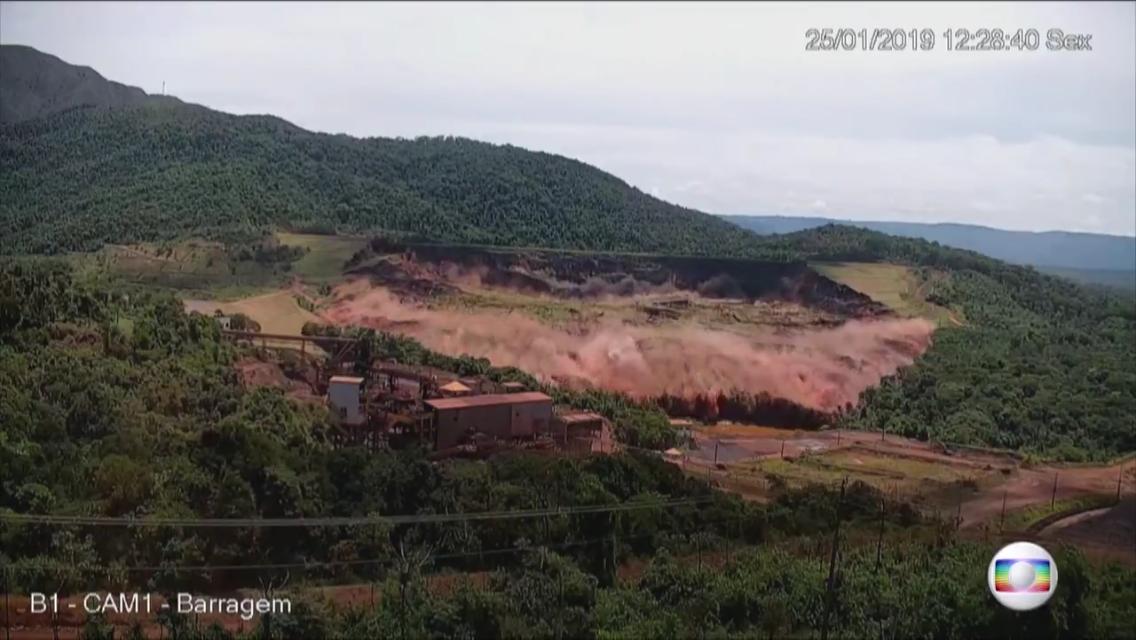 VIDEO: Veja o exato momento do rompimento da barragem da Vale em Brumadinho