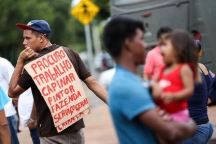 Imigrante venezuelano em busca de trabalho - Divulgação/Agência Brasil