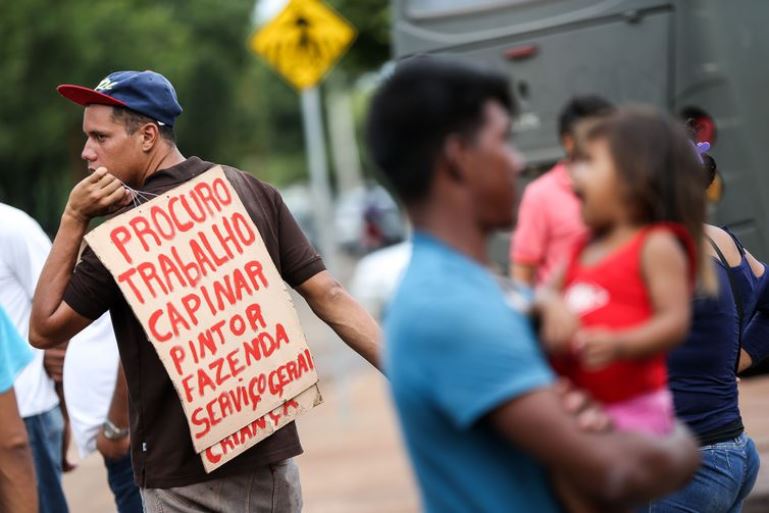 Imigrante venezuelano em busca de trabalho - Divulgação/Agência Brasil