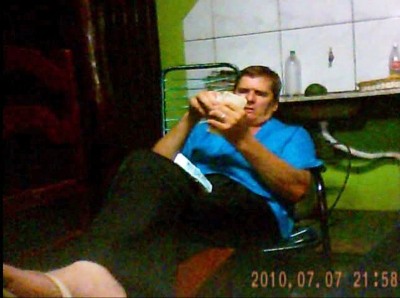 Imagem gravada em vídeo do prefeito recebendo propina -