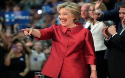 A candidatura de Hillary Clinton à Presidência dos UA foi oficializada pelo Partido Democrata - EPA/Craig Lassig/Agência Lusa