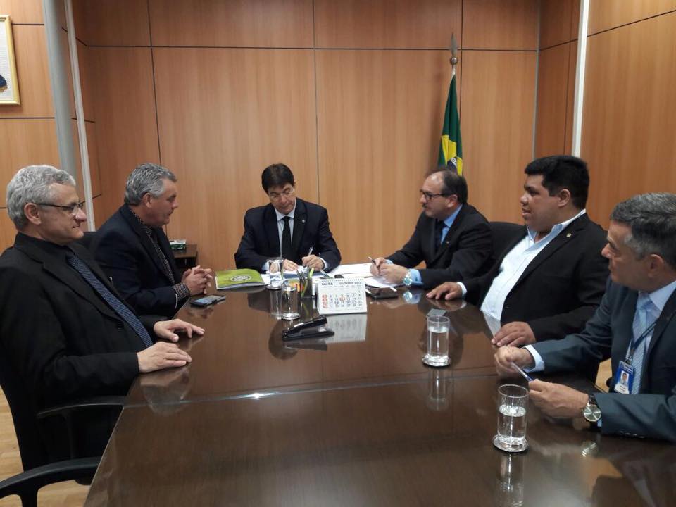 Prefeito eleito, Ângelo Guerreiro cumpriu agenda  nesta terça-feira em Brasília  - Divulgação
