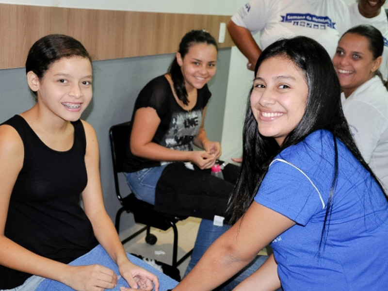 Após a solenidade foi proporcionado aos colaboradores uma tarde dedicada à beleza - Divulgação Após a solenidade foi proporcionado aos colaboradores uma tarde dedicada à beleza - Divulgação