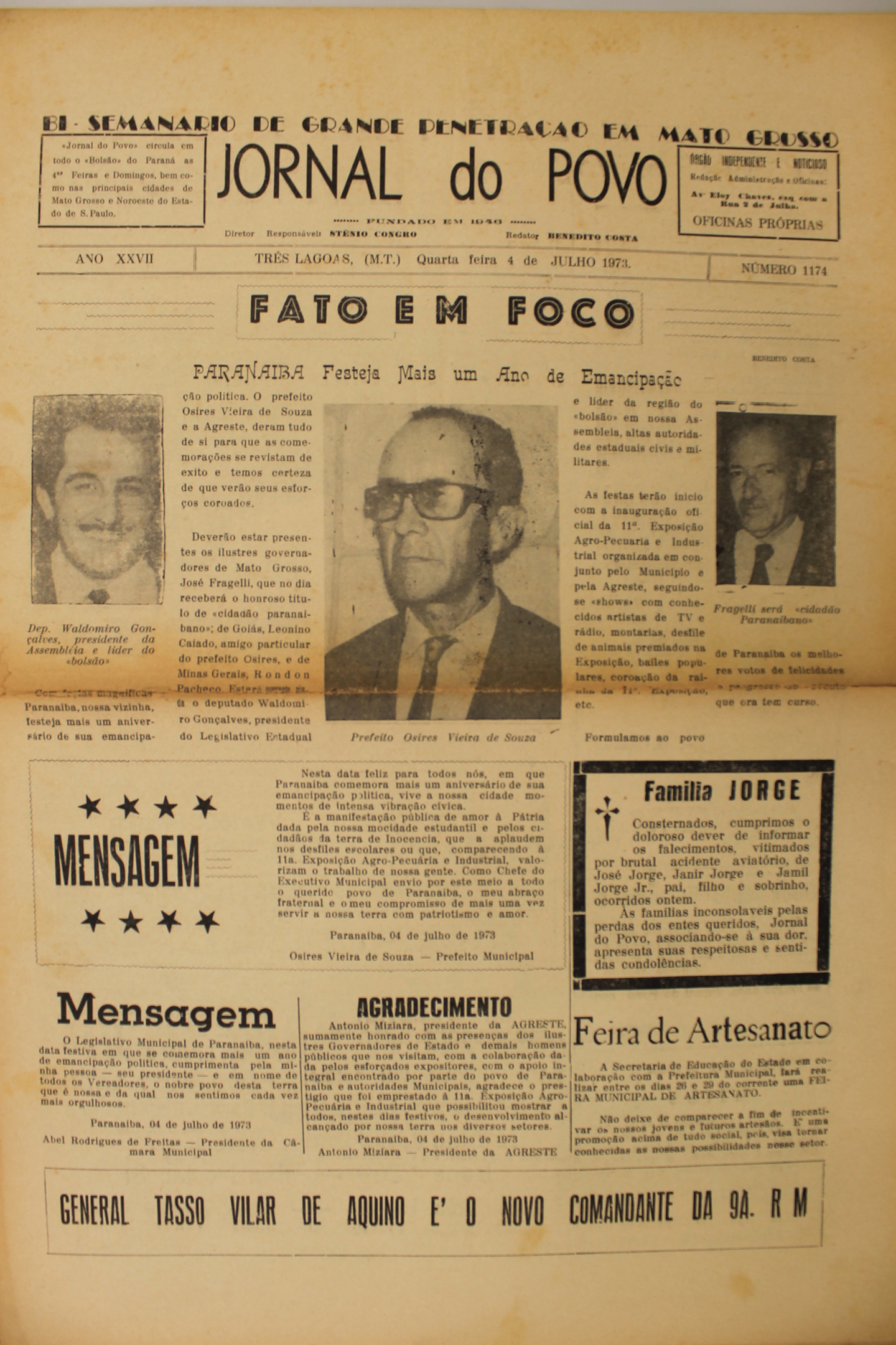 Jornal do Povo – Ano 70