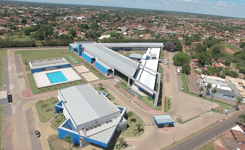 Imgem de drone da Escola Sesi Três Lagoas - Imagem cedida/Sesi