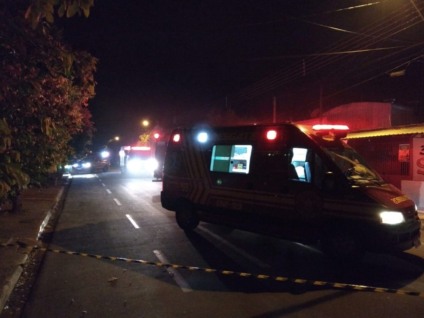 Local foi isolado para o rescaldo - Corpo de Bombeiros