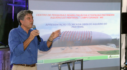 O secretário estadual reforç que estão cumprindo o compromisso de finalizar este grandioso empreendimento. - Divulgação/ Edemir Rodrigues.