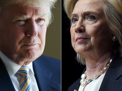 Candidatos Trump e Hillary - Divulgação/abcnews Candidatos Trump e Hillary - Divulgação/abcnews