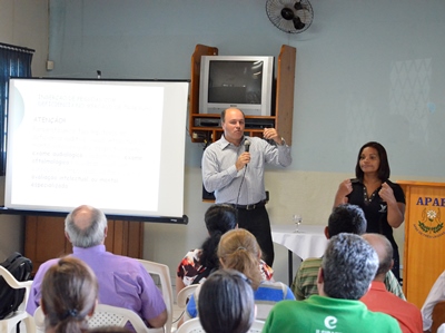 Palestra aconteceu na sede da Apae -