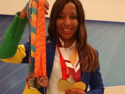 Silvania foi eleita melhor atleta paralímpica do país, no início do mês, por voto popular na internet - Arquivo/JP