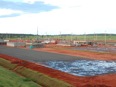 Início da obra de construção civil em março deste ano -