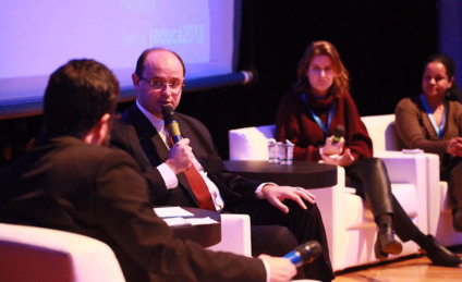 Ministro da Educação, Rossieli Soares, participou do Congresso Internacional de Jornalismo de Educação - André Nery/MEC