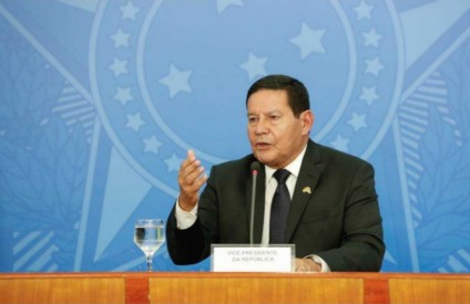 Para Hamilton Mourão, o Congresso deve votar o orçamento só em 2021   - Foto: Presidência da República