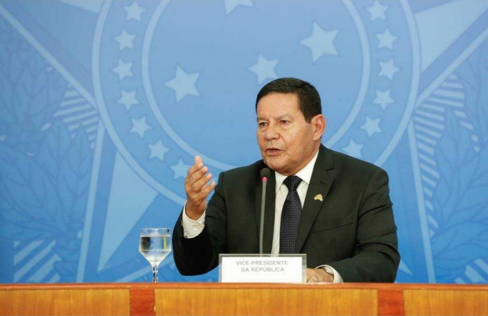 Para Hamilton Mourão, o Congresso deve votar o orçamento só em 2021   - Foto: Presidência da República