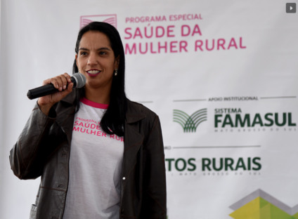 Pauline Curi, disse que este programa traz um cuidado especial a saúde desses trabalhadores - Divulgação/Senar MS