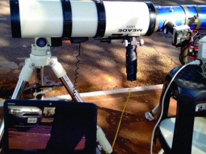 Estudantes da UEMS desenvolvem sistema que monitora qualidade do ar usando telescópios - Divulgação/Fundect - UEMS