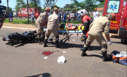 Condutor da moto de menor cilindrada disse que não se lembra nada do acidente - André Barbosa/JPNEWS