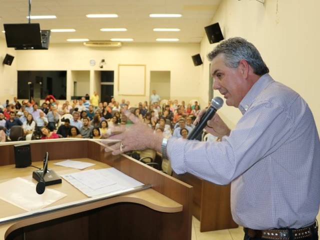 Deputado anunciou recursos para Três Lagoas durante reunião, sexta-feira, na Câmara  - Divulgação 