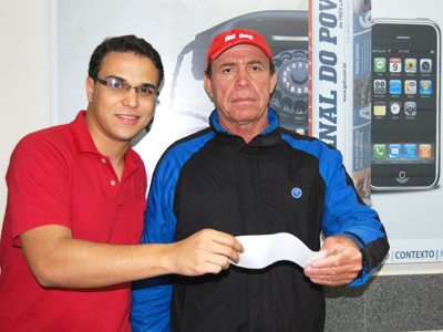 Elias compareceu ao Grupo RCN de Comunicação na tarde desta quarta-feira (19) para grantir sua presença na capacitação -