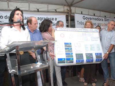 A construção das casas em Três Lagoas foi anunciada em janeiro deste ano pela vice-governadora Simone Tebet -