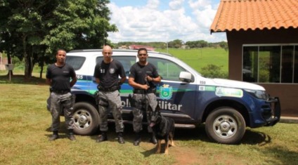 Fibria entregará mais três viaturas e um cão para a Polícia Militar - Arquivo/divulgação/PM