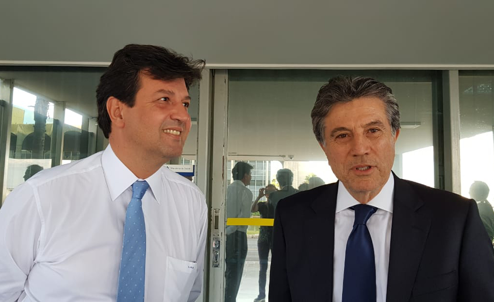 Mandetta e Murilo Zauith se reuniram nesma semana em Brasília - MÁRCIA PARAVIZZI/CBN