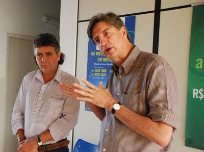 Ângelo e Dagoberto, em junho deste ano, em Três Lagoas -