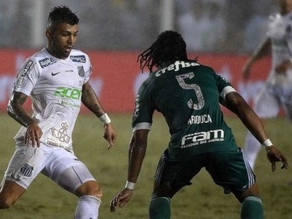 Gol da vitória santista foi marcado pelo atacante Gabriel, aos 32 minutos do 2º tempo - CBF