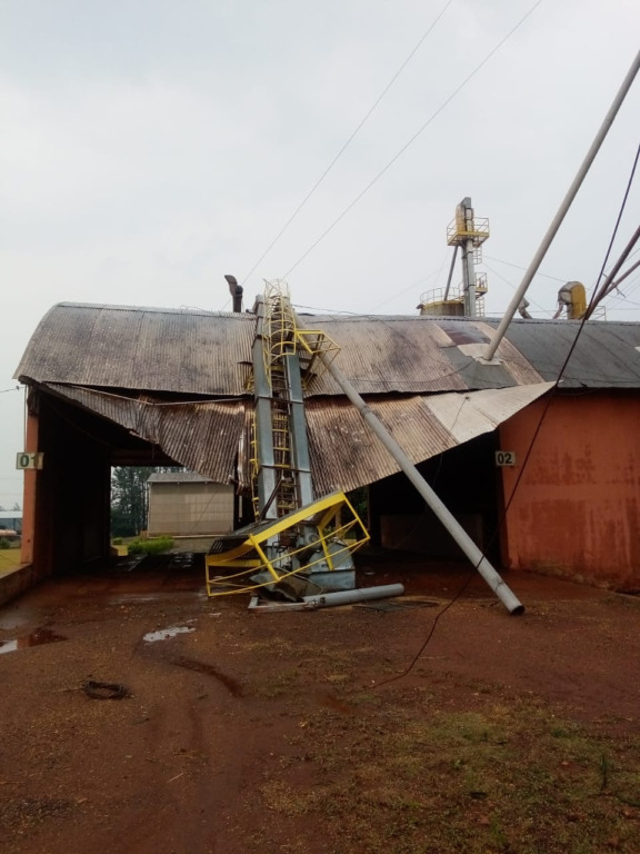 Chuva de granizo causa destruição em fazenda de Caarapó - Foto: Reprodução