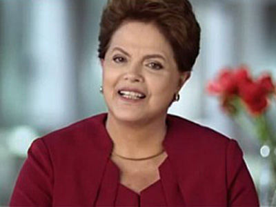 Dilma destacou que foi a primeira vez que um discurso presidencial aconteceu no dia das mães -