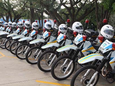 Com investimentos de mais R$ 1 milhão, essas viaturas de duas rodas vão reforçar o patrulhamento e as ações da polícia de trânsito -