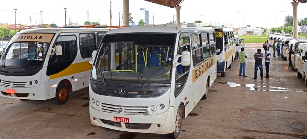 Veículos do transporte escolar são vistoriados  - Pablo Nogueira