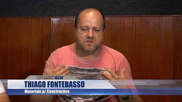 Empresário Thiago Fontebasso em entrevista ao Cenário RCN