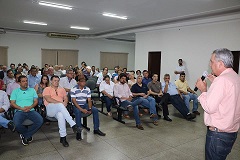 Guerreiro se reuniu com políticos para anunciar  tenente da PM em sua equipe - Arquivo/JP