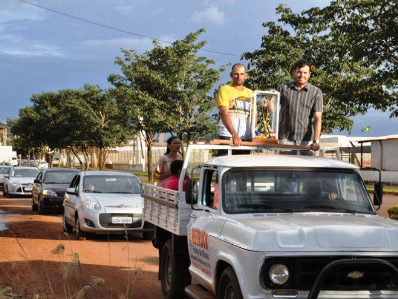 Santa passou por Chapadão do Sul - Divulgação