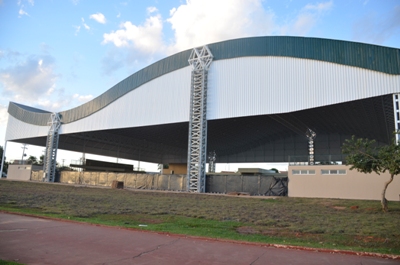 Novo Centro Poliesportivo Professor Eduardo Milanez, foi inaugurado recentemente -