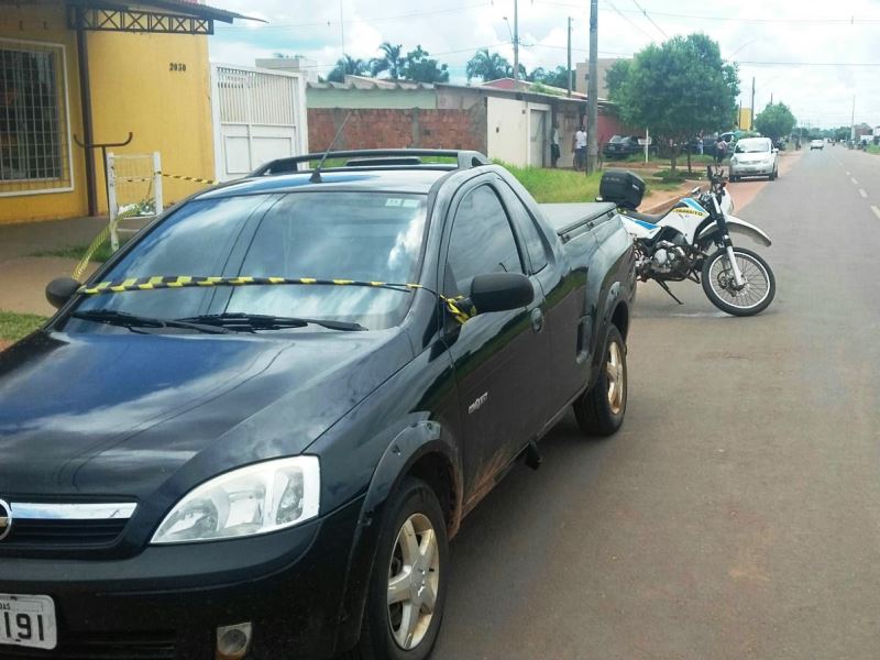 Crime ocorreu na rua Antônio Estevão Leal, no bairro Jardim Oiti - Cláudio/TVC