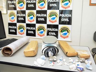 Droga apreendida no quarto do adolescente -