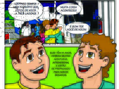 O gibi conta com ilustração e texto do designer de Três Lagoas -