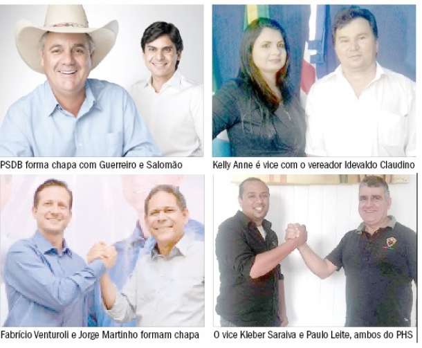 Os quatro candidatos a prefeito de Três Lagoas vão participar de sabatinas - Reprodução