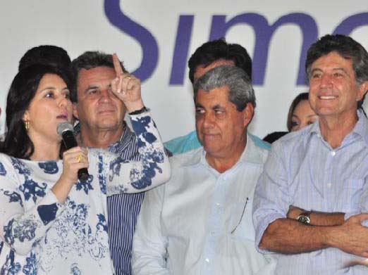 Simone discursa na convenção -