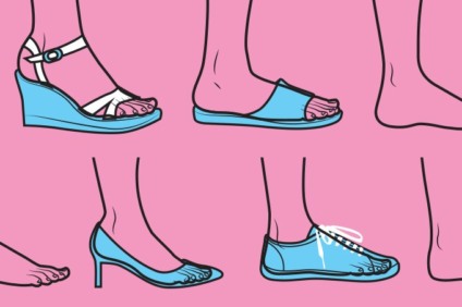 Mais importante é adaptar uso do calçado a atividade diária, destaca médico sobre cuidados com pés - Ilustração: Rodrigo Damati/Saúde é Vital