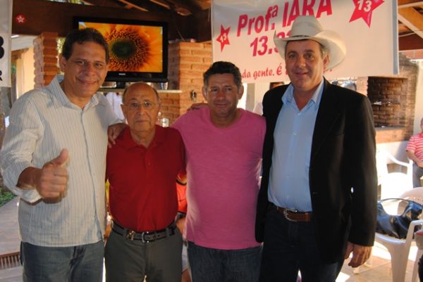 Vereador Jorge Martinho (PSD), Joãzinho-vice de Guerreiro e o presidente do PT, Nivaldo dos Reis - Vereador Jorge Martinho (PSD), Joãzinho-vice de Guerreiro e o presidente do PT, Nivaldo dos Reis -