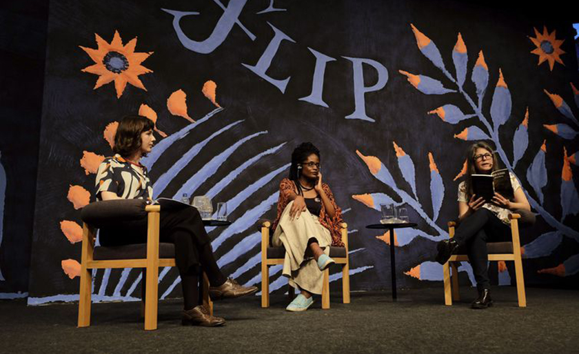 Bell Puã, Djamila Ribeiro e Selva Almada participam da mesa Amada vida na Flip 2018 - Walter Craveiro/Flip/Agência Brasil